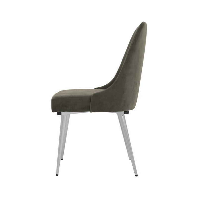 Cabianca - Curved Back Side Chairs (Set of 2) - Grey.