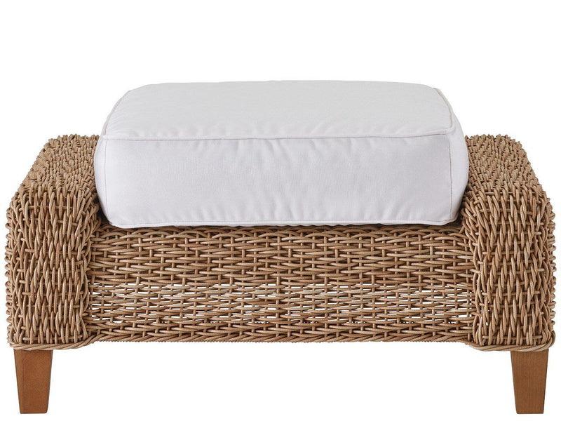 Coastal Living Outdoor - Laconia Ottoman  - Light Brown.