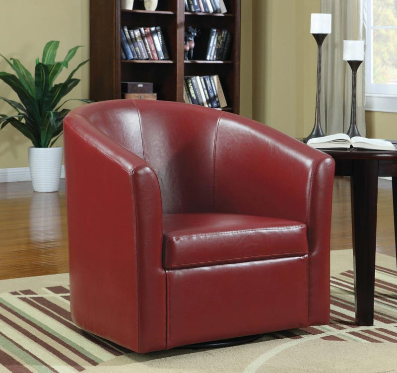 Turner - Upholstery Sloped Arm Accent Swivel Chair.