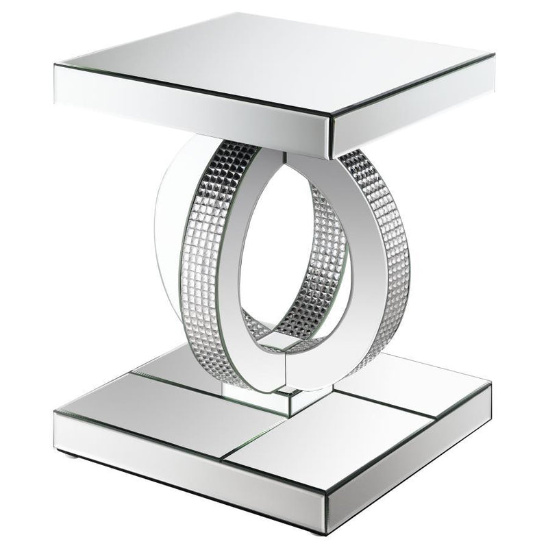 Breena - Square End Table - Mirror.