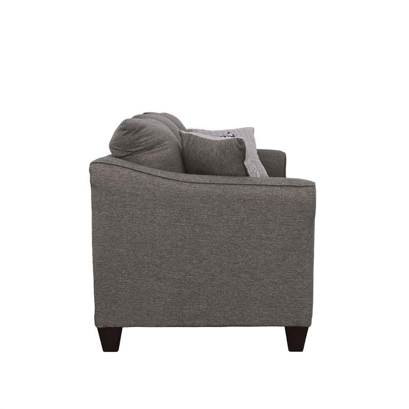 Salizar - Flared Arm Sofa - Grey.