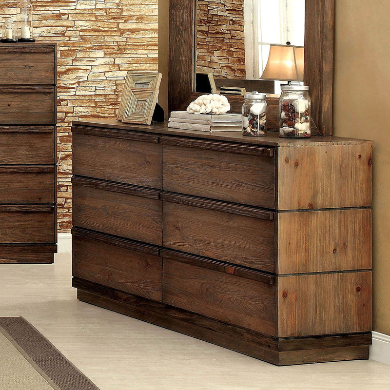 Coimbra - Dresser - Rustic Natural Tone - Grand Furniture GA