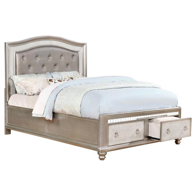 Bling Game - Upholstered Storage Bed Bedroom Set - Grand Furniture GA