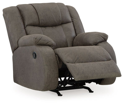 First Base - Gunmetal - Rocker Recliner.