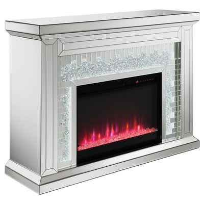 Gilmore - Rectangular Freestanding Fireplace Mirror.