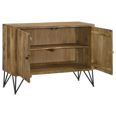 Eileen - Rectangular 2-Door Accent Cabinet - Natural.