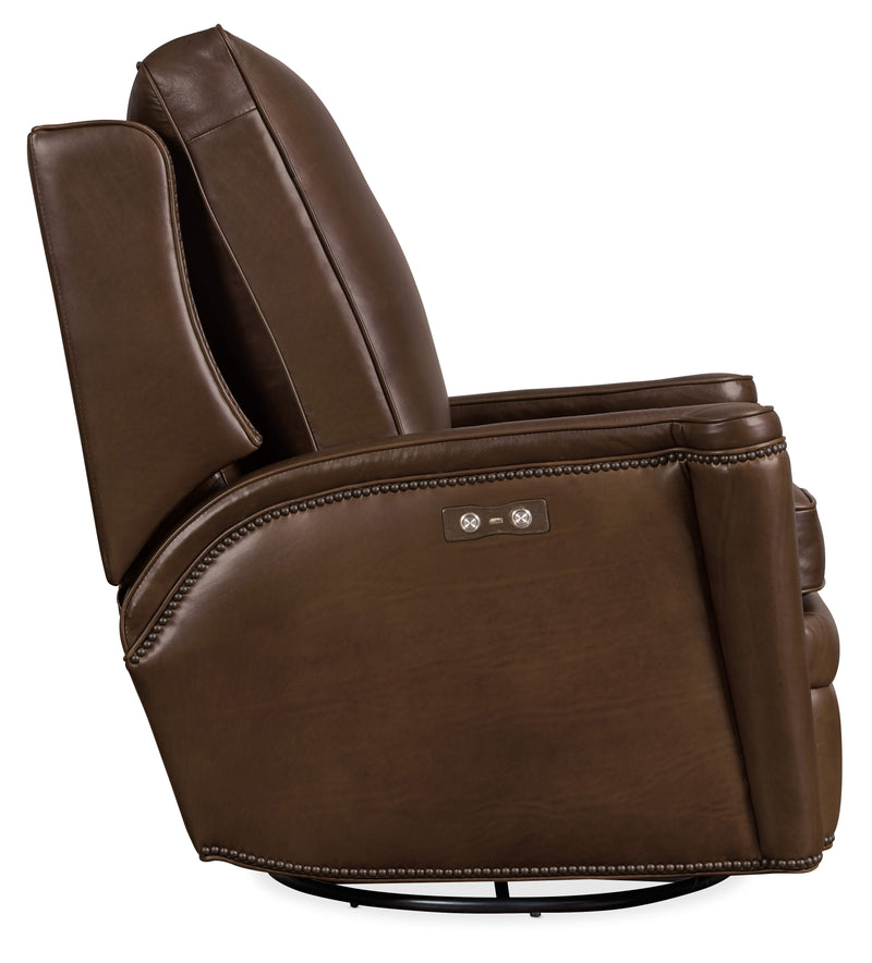 Rylea - Power Swivel Glider Recliner - Reclining Chairs - Grand Furniture GA