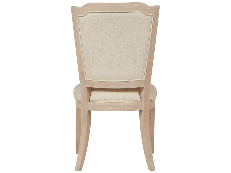 Getaway Upholstered Back Side Chair - Beige.