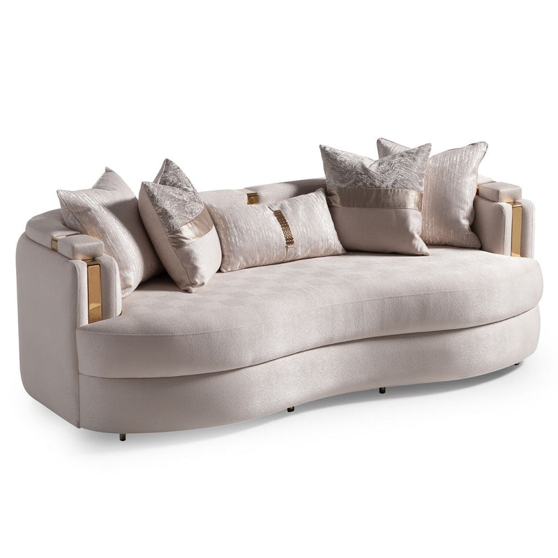 Carmela - Sofa - Almond/Gold