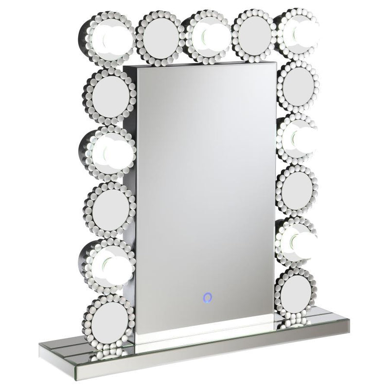 Aghes - Rectangular Table - Mirror With Led Lighting Mirror.