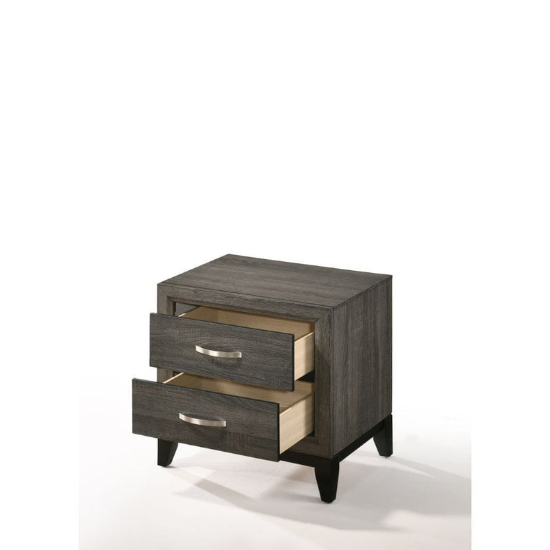 Valdemar - Nightstand - Weathered Gray - Grand Furniture GA