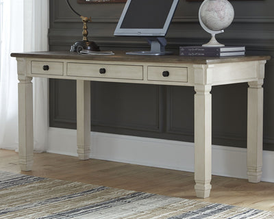 Bolanburg - White / Brown / Beige - Home Office Desk.