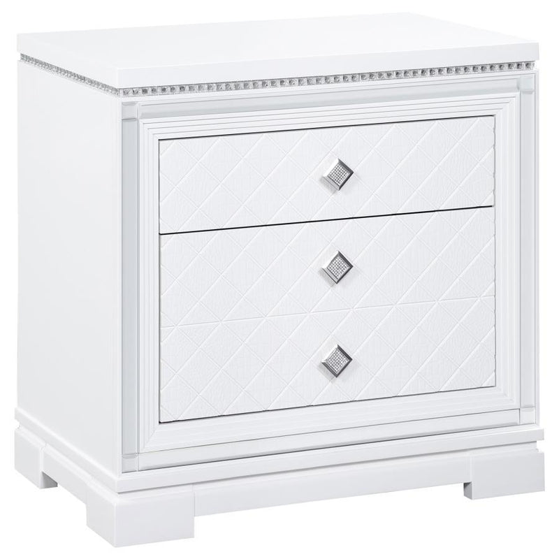 Eleanor - Rectangular 2-Drawer Nightstand