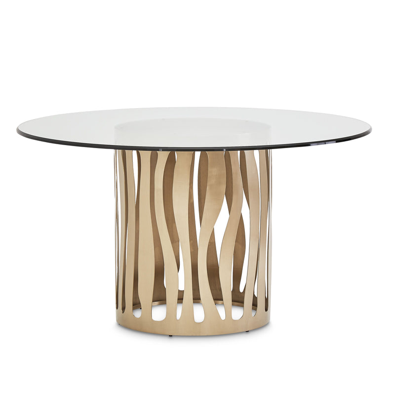 La Rachelle - Round Dining Table - Champagne