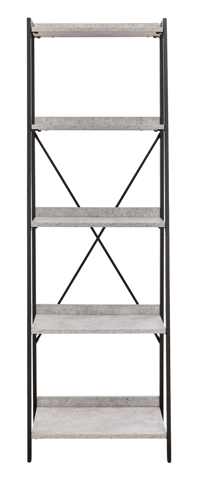 Lazabon - Gray / Black - Bookcase