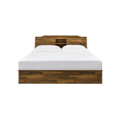 Hestia - Queen Bed - Walnut Finish - Grand Furniture GA