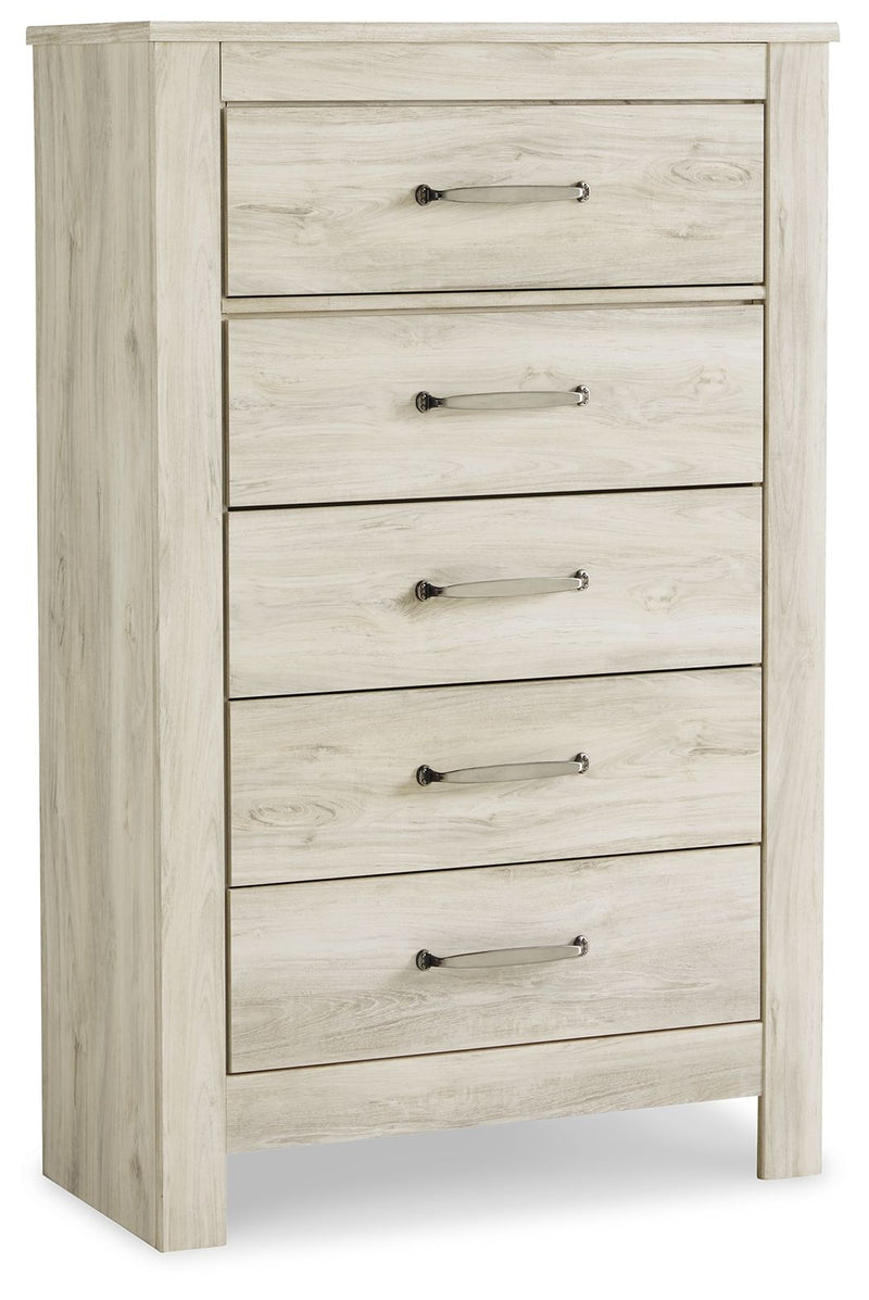 Bellaby - Whitewash - Five Drawer Chest.