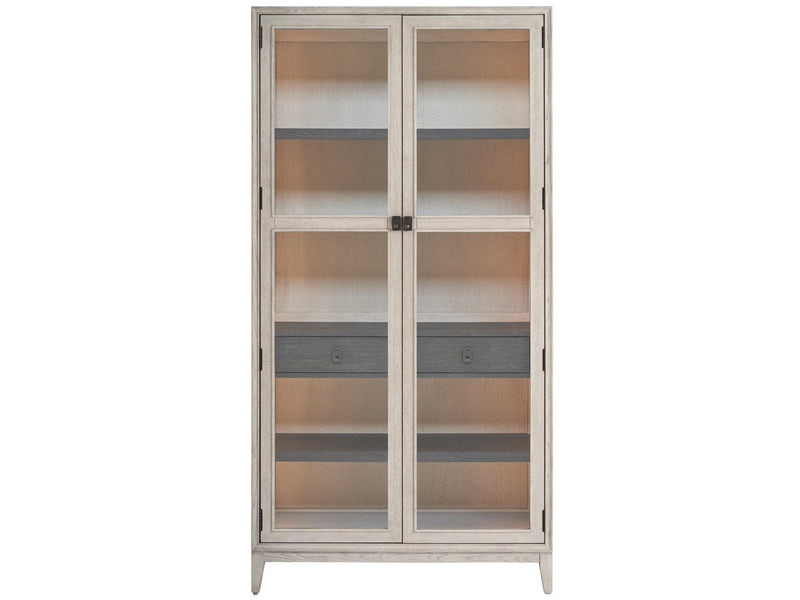 Coalesce - Canseco Display Cabinet - Pearl Silver