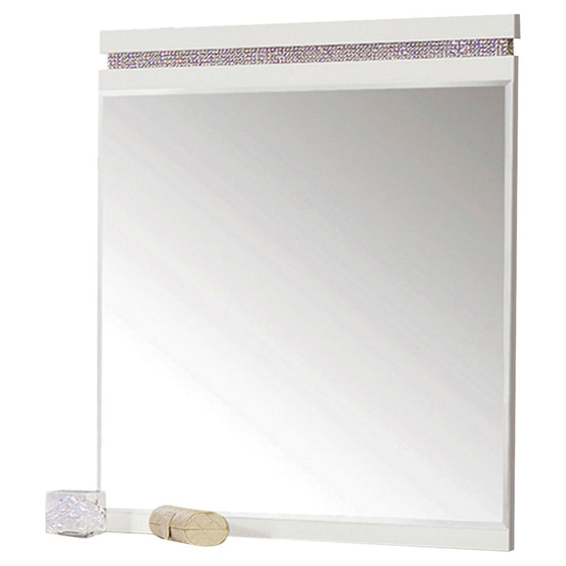 Valentina - Mirror - White High Gloss - Grand Furniture GA