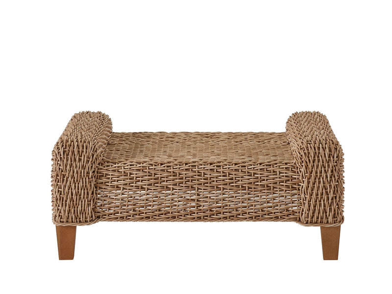 Coastal Living Outdoor - Laconia Ottoman  - Light Brown.