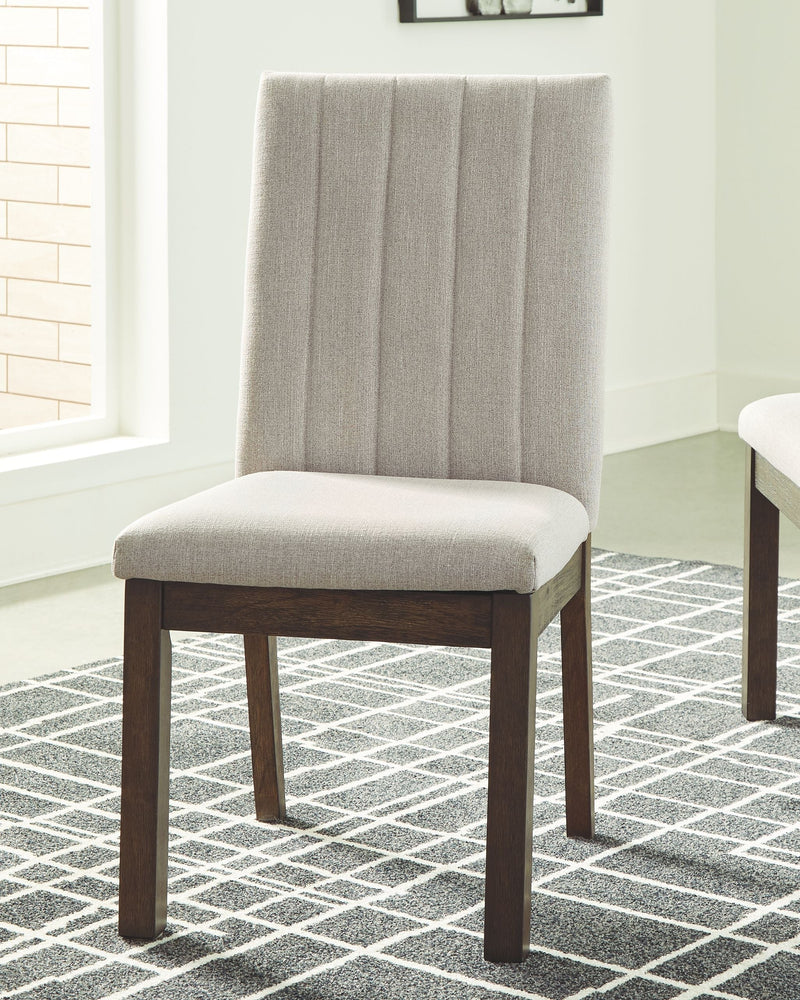 Dellbeck - Beige - Dining Uph Side Chair (Set of 2).