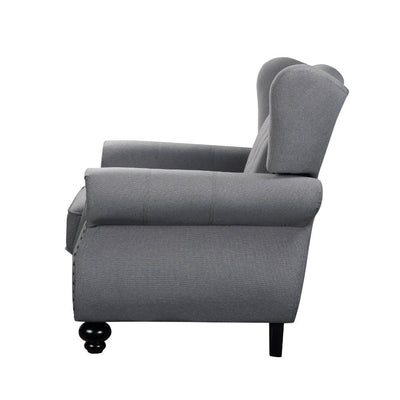 Hannes - Loveseat - Gray Fabric - Grand Furniture GA