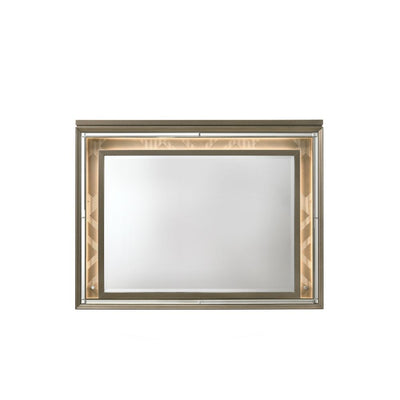 Skylar - Mirror - Led & Dark Champagne - Grand Furniture GA