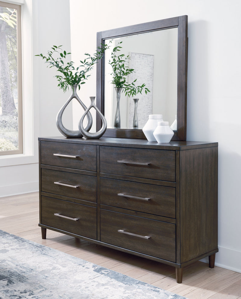 Wittland - Brown - Dresser, Mirror.
