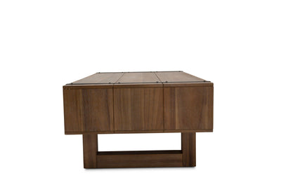 Brooklyn Walk - Rectangular Cocktail Table - Burnt Umber.