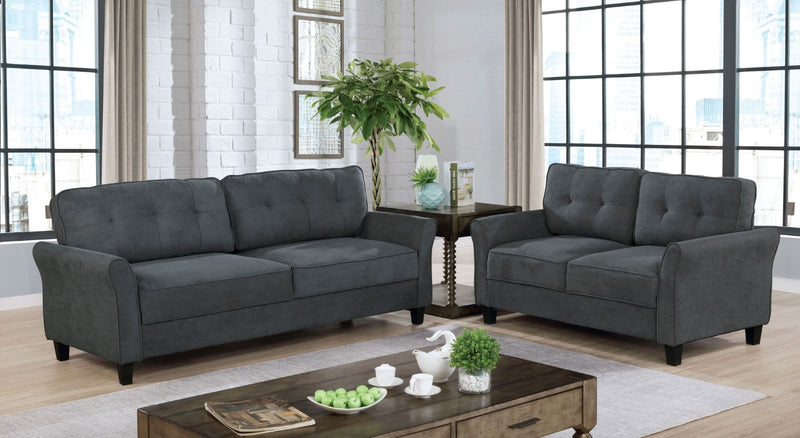 Alissa - Sofa & Loveseat - Gray.