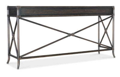 Retreat - Pole Rattan Console