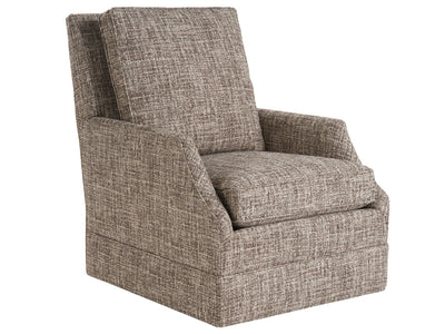 Jocelyn - Swivel Chair - Dark Brown