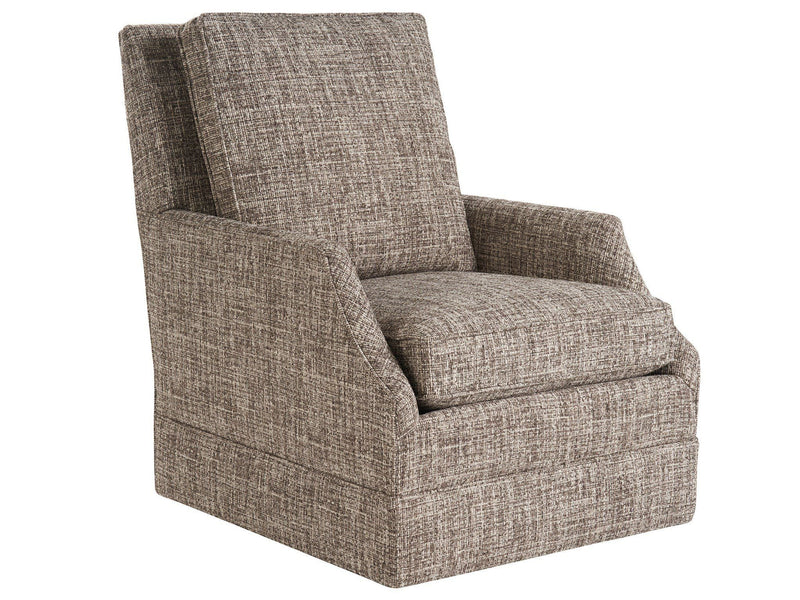 Jocelyn - Swivel Chair - Dark Brown