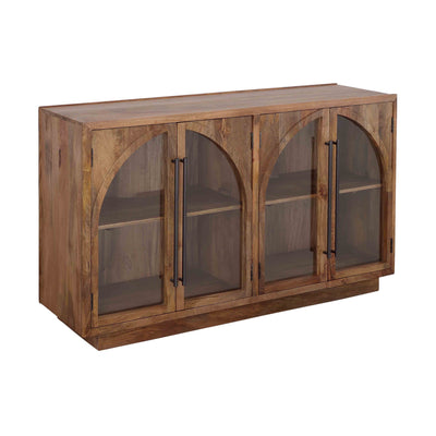 Gateway - Natural 4 Door Sideboard.