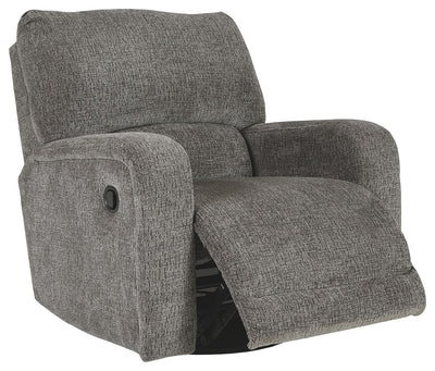 Wittlich - Slate - Swivel Glider Recliner.