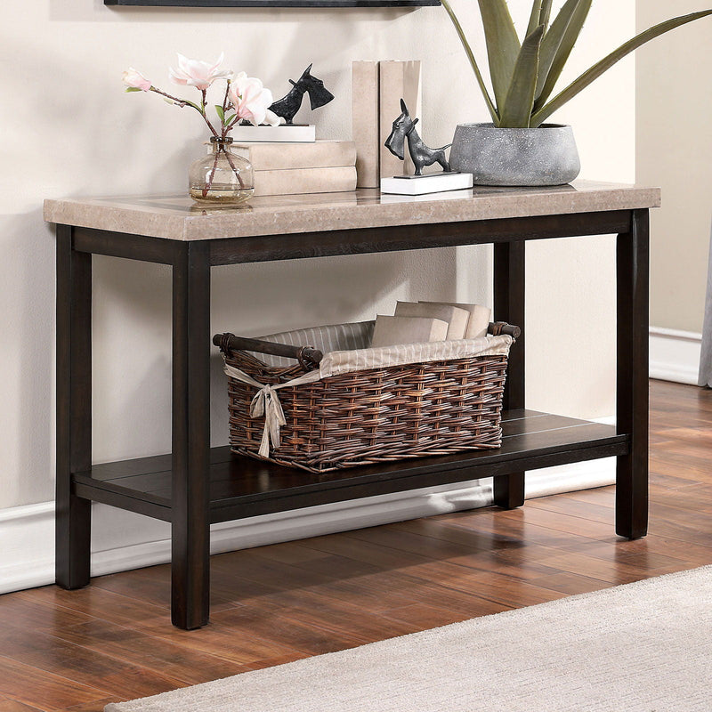 Rosetta - Sofa Table - Dark Walnut - Grand Furniture GA