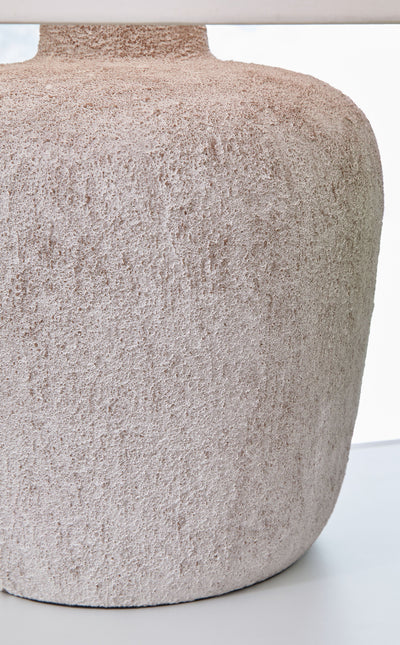 Danry - Distressed Cream - Metal Table Lamp.