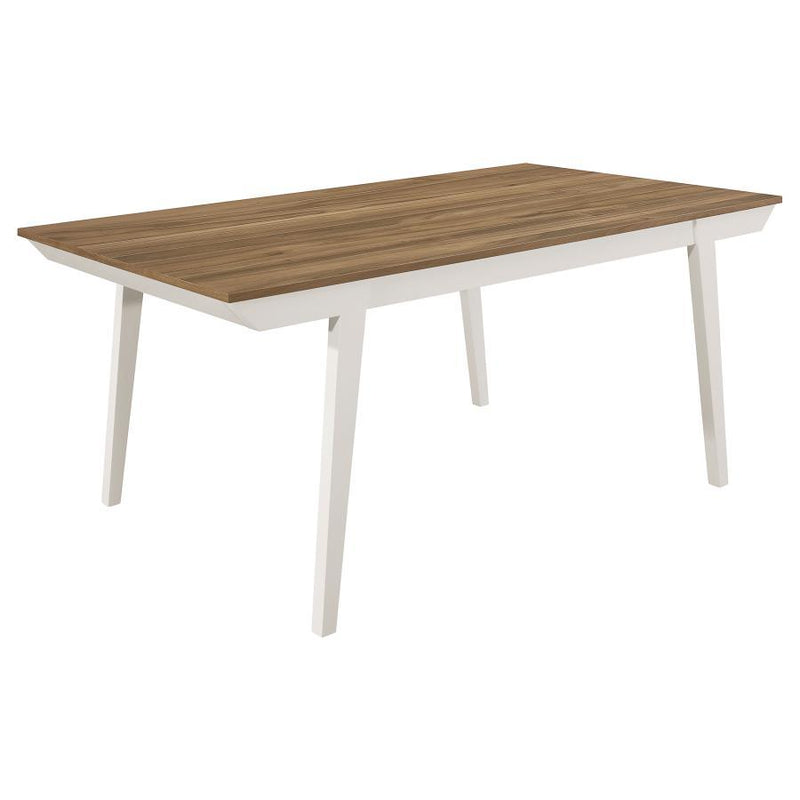 Nogales - Dining Table - Natural Acacia / White