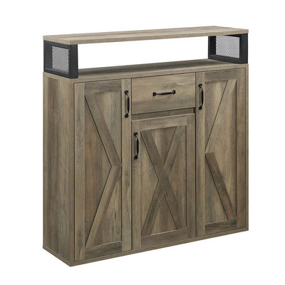 Abiram - Server - Rustic Oak Finish - Grand Furniture GA