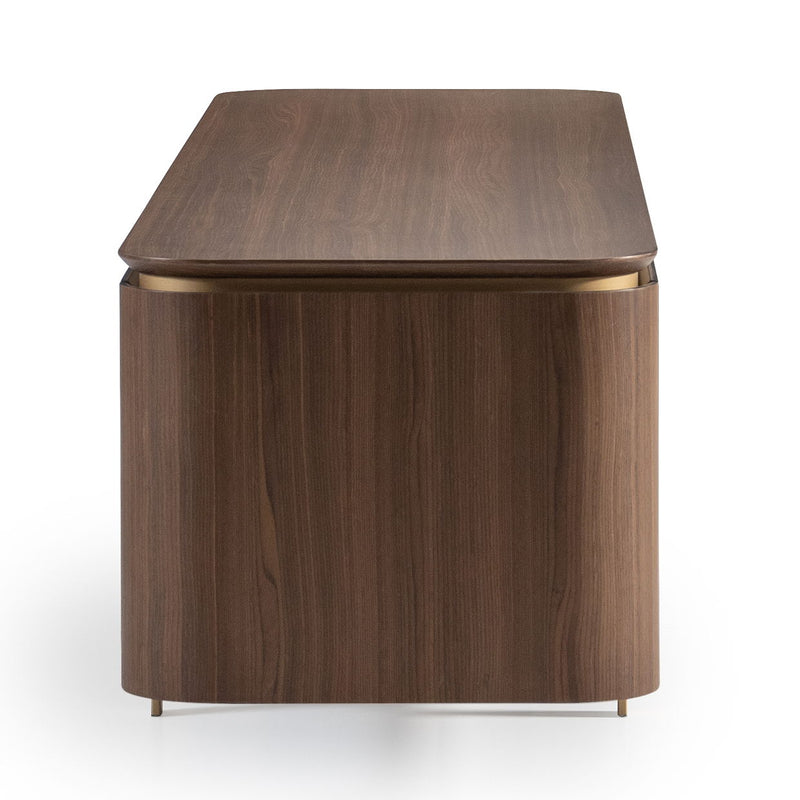 Amora - Media Cabinet - Eggshell Walnut