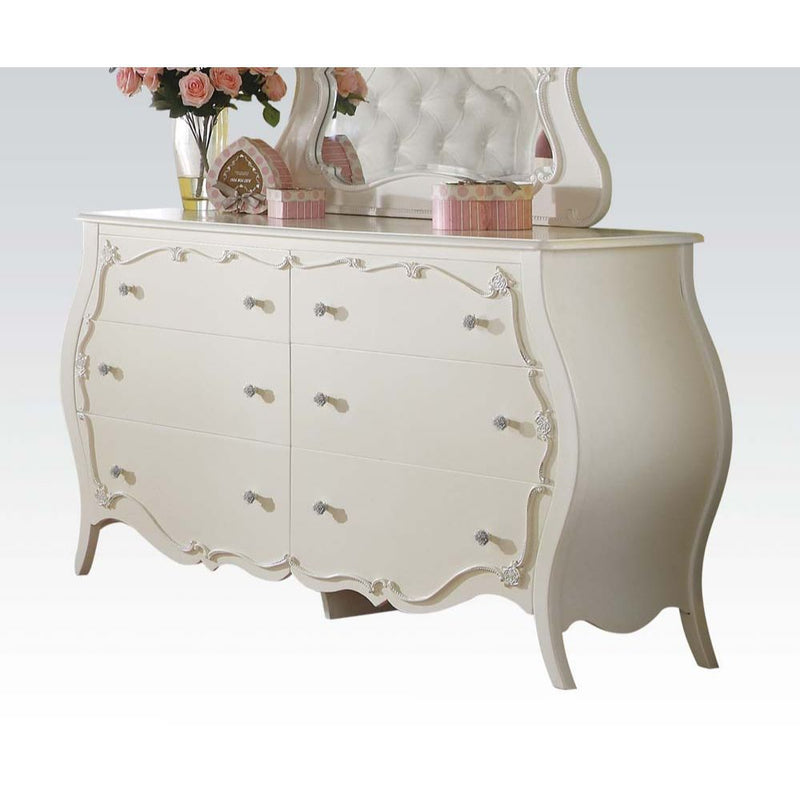 Edalene - Dresser - Pearl White - Grand Furniture GA