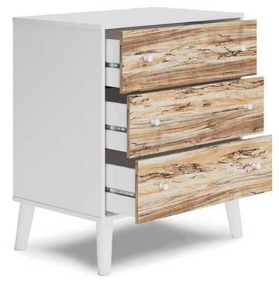 Piperton - Natural - Three Drawer Chest