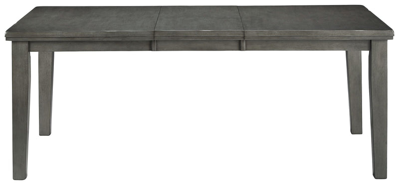 Hallanden - Gray - Rect Drm Butterfly Ext Table.