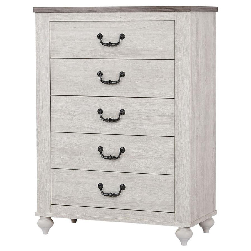 Stillwood - 5-Drawer Chest - Vintage Linen.