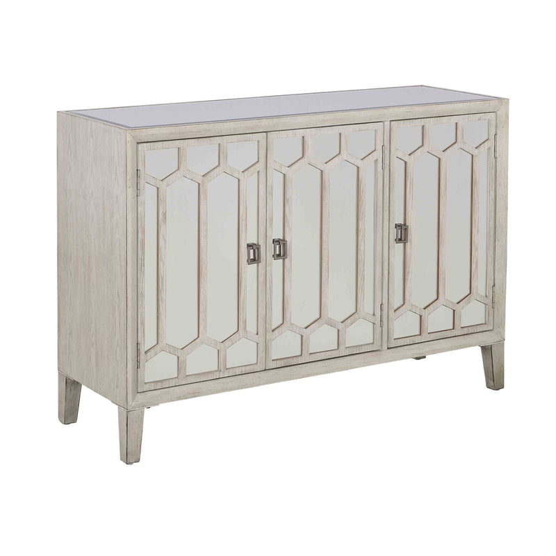 Windsor - Three Door Credenza - Burnished White.