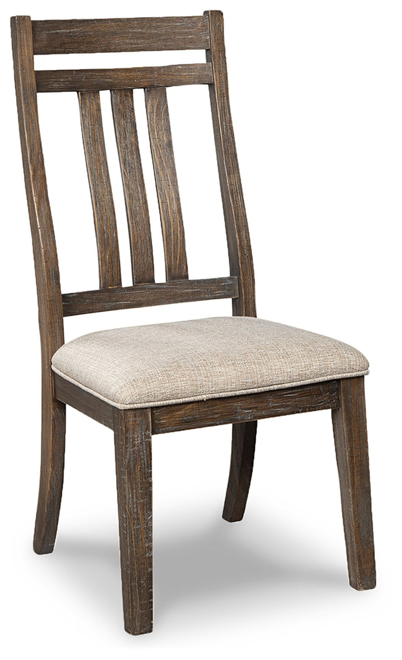 Wyndahl - Rustic Brown - Dining Uph Side Chair (Set of 2) - Slatback.