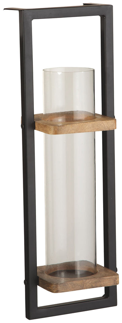 Colburn - Natural / Black - Wall Sconce.