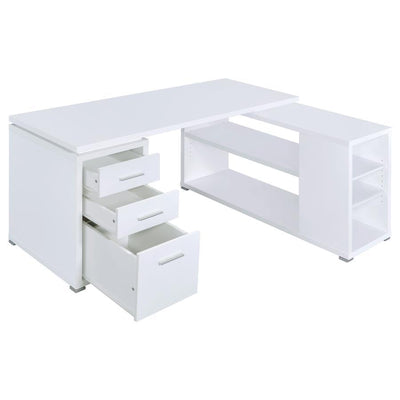 Yvette - L-shape Office Desk - Grand Furniture GA