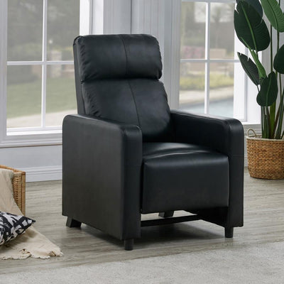 Toohey - Home Theater Push Back Recliner - Black.