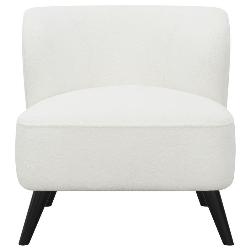 Alonzo - Upholstered Track Arms Accent Chair - Natural.